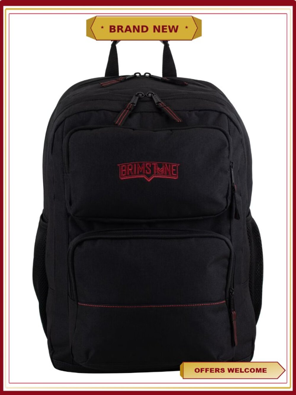 Durable Multi-Compartment Padded Shoulder Straps Backpack - Picture 1 of 8